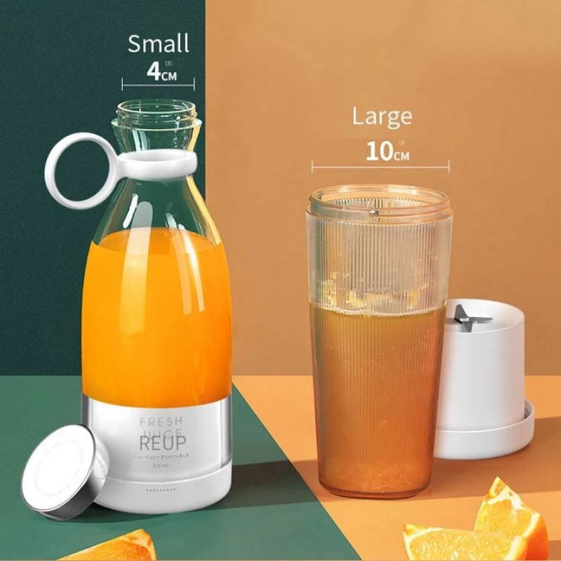 Portable blender bottle